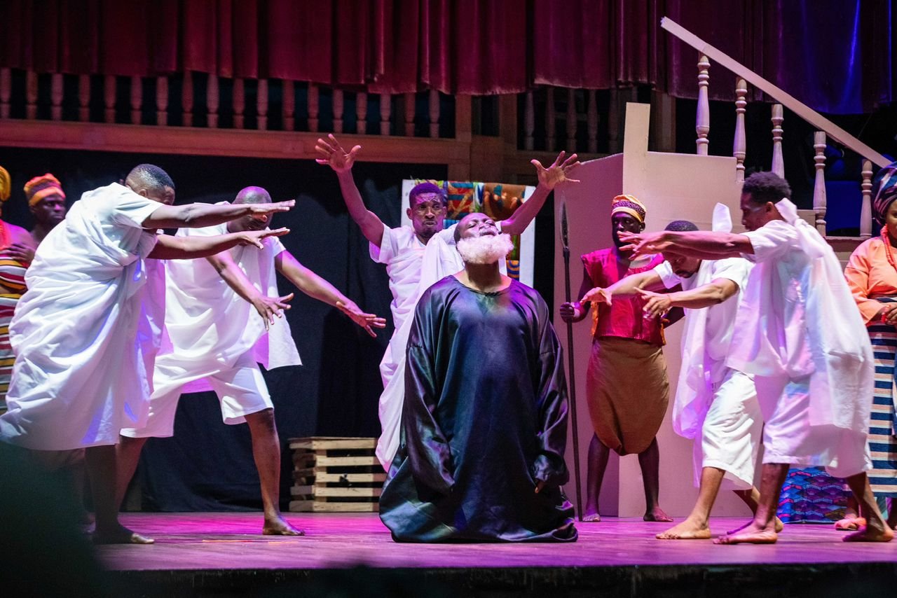 George Quaye wows theatre lovers with spectacular ‘Death & the King’s Horseman’ stage play