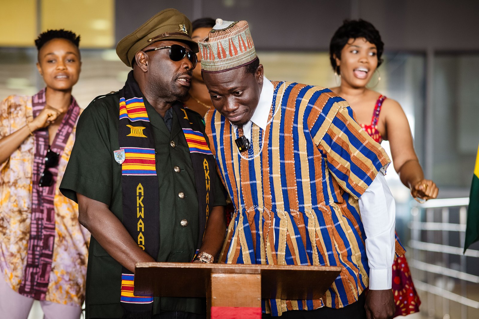 Nollywood actor Segun Arinze arrives in Ghana for ‘Black Star’ stage play