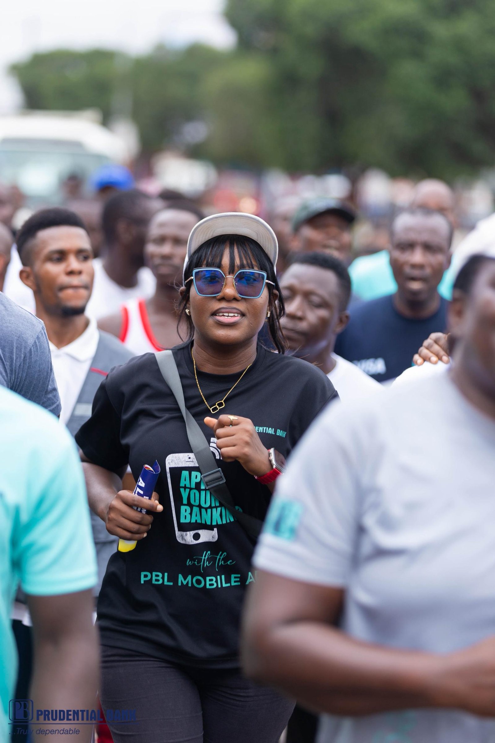 Prudential Bank organises health walk to promote fitness and teamwork