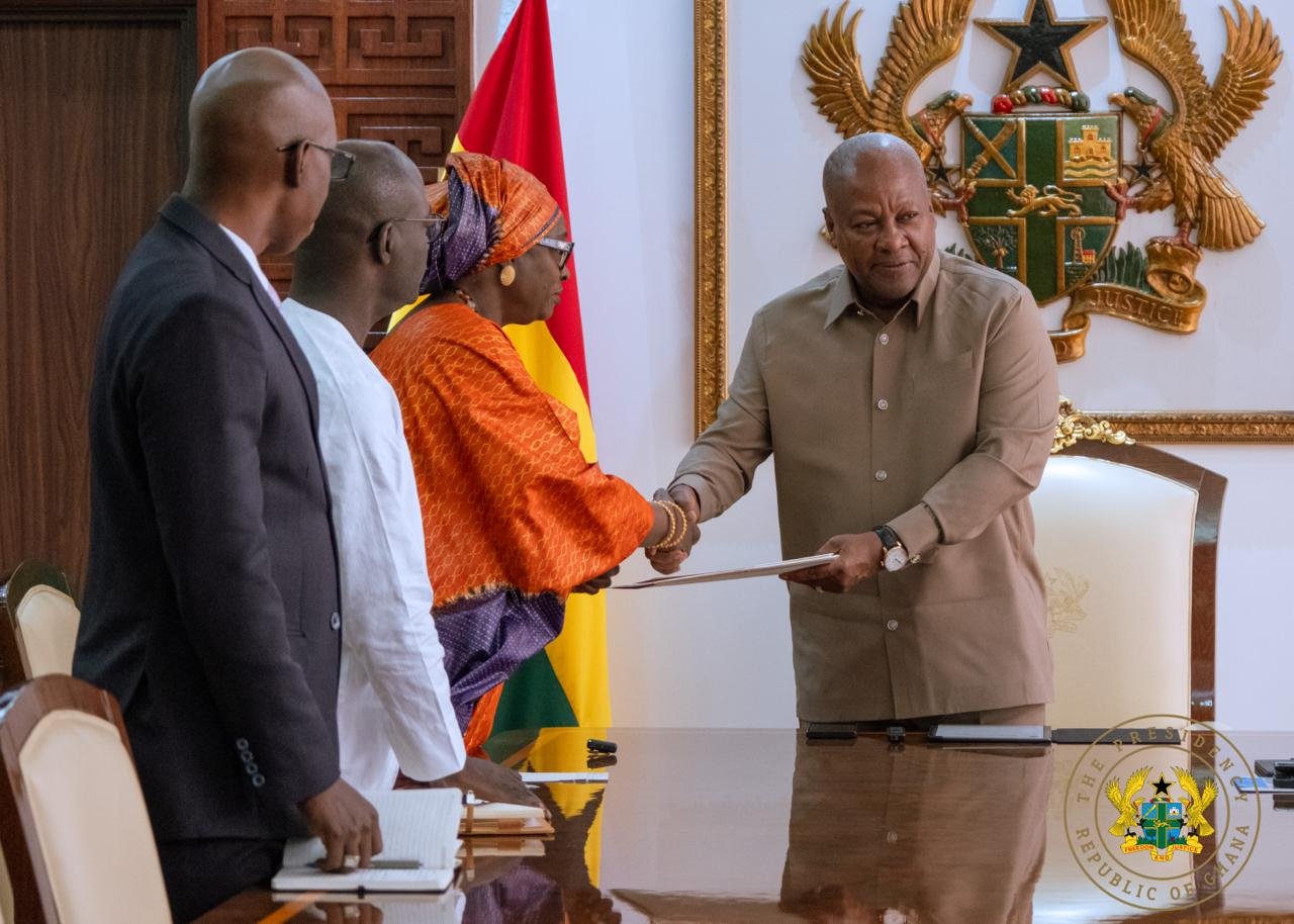 Mahama receives special message from Senegalese President