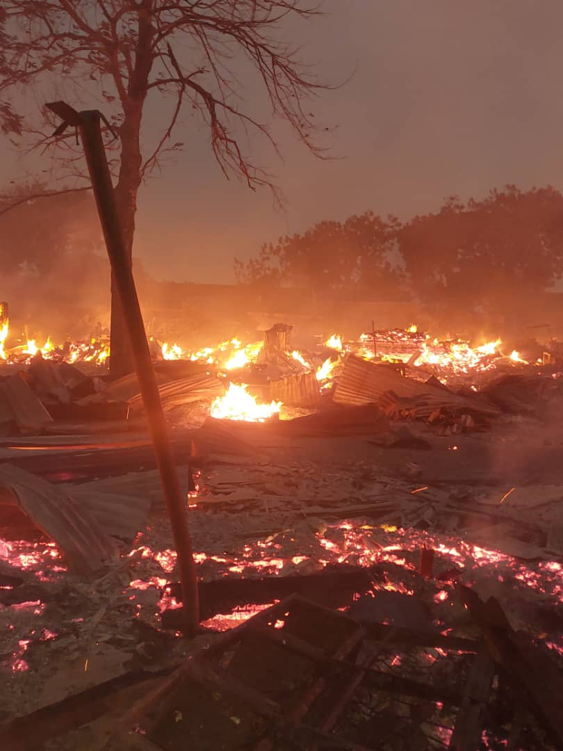 GNFS contains Saturday dawn fire at Accra Timber Market GNFS contains Saturday dawn fire at Accra Timber Market