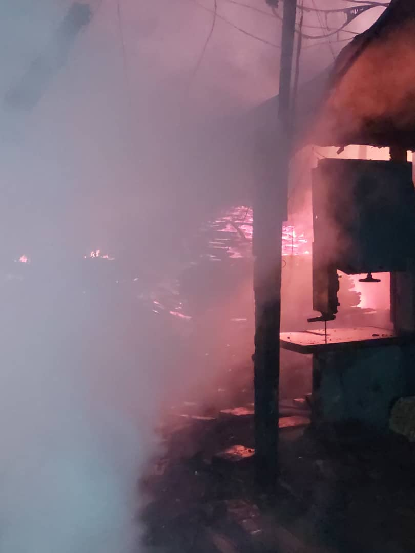 GNFS contains Saturday dawn fire at Accra Timber Market GNFS contains Saturday dawn fire at Accra Timber Market
