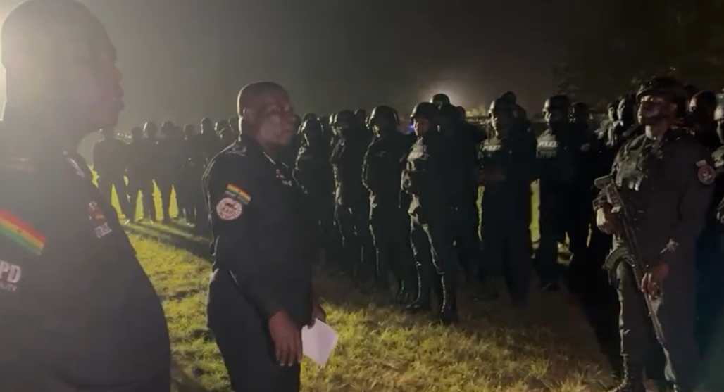 EC officials sort electoral materials ahead of Akwatia by-election