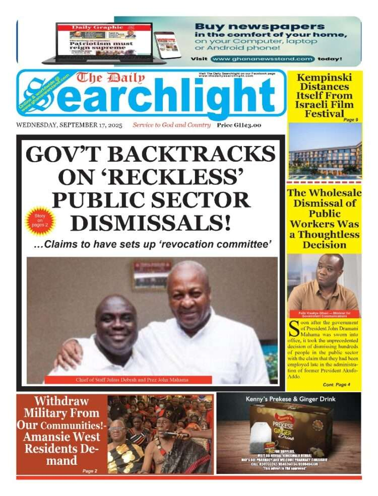 Today's front pages: Wednesday, September 17, 2025