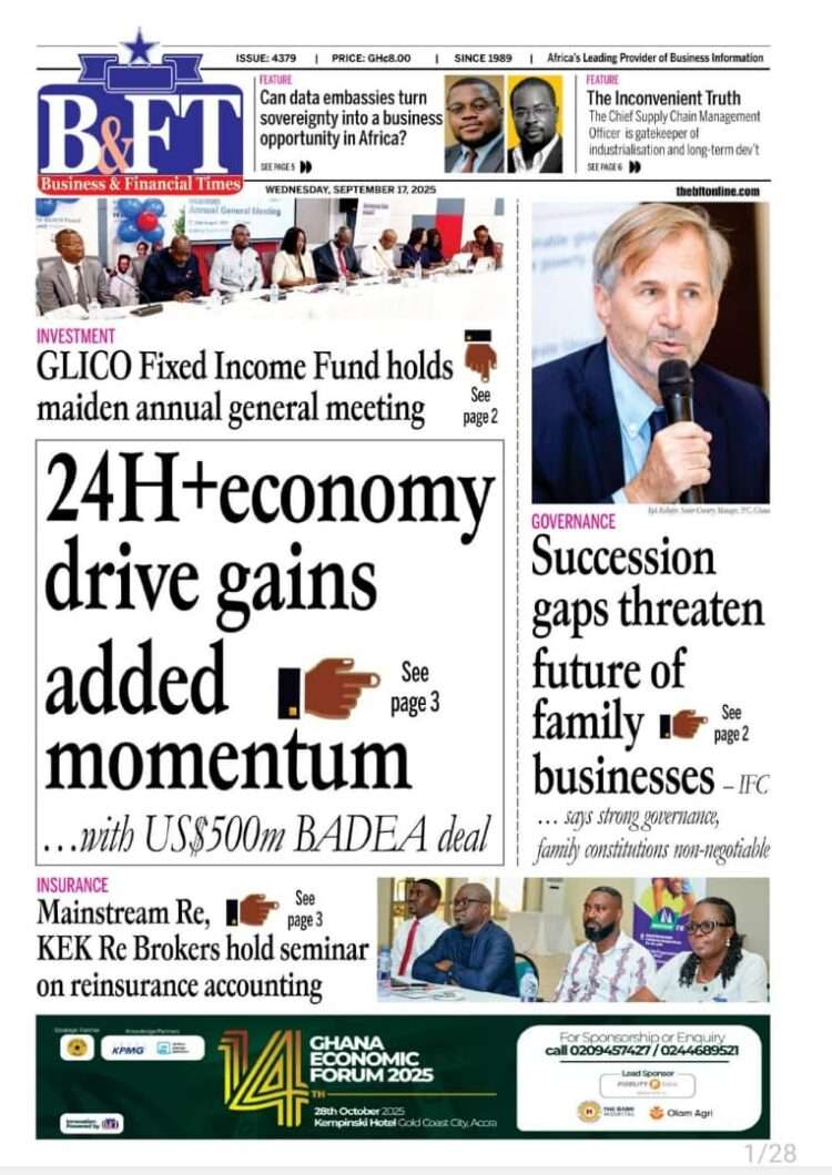 Today's front pages: Wednesday, September 17, 2025