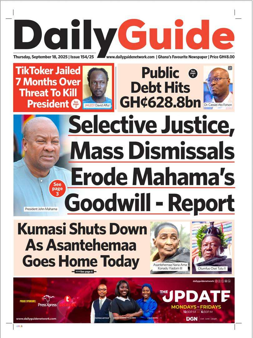 Today's Front pages: Thursday, September 18, 2025