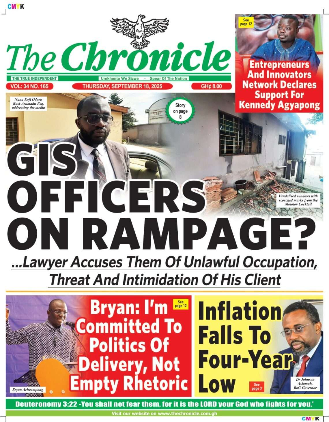 Today's Front pages: Thursday, September 18, 2025