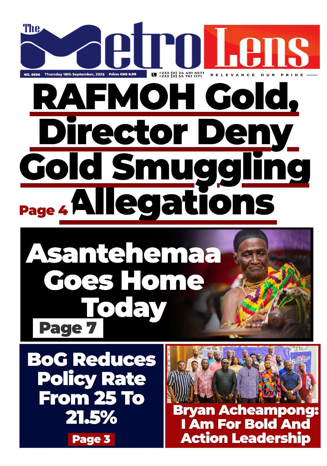 Today's Front pages: Thursday, September 18, 2025