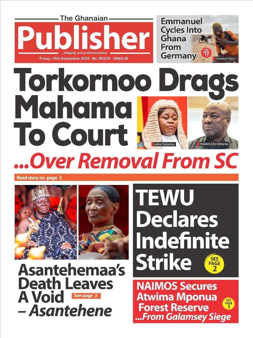 Today's Front pages: Friday, September 19, 2025