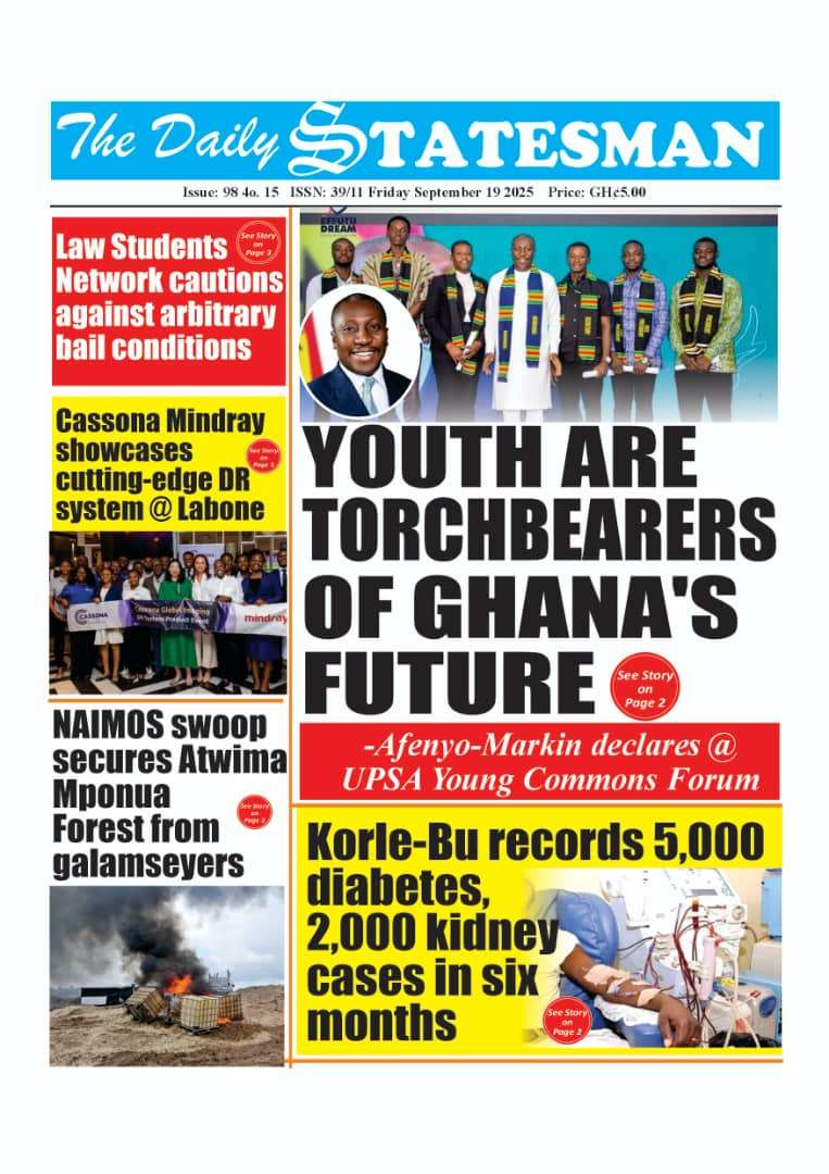 Today's Front pages: Friday, September 19, 2025