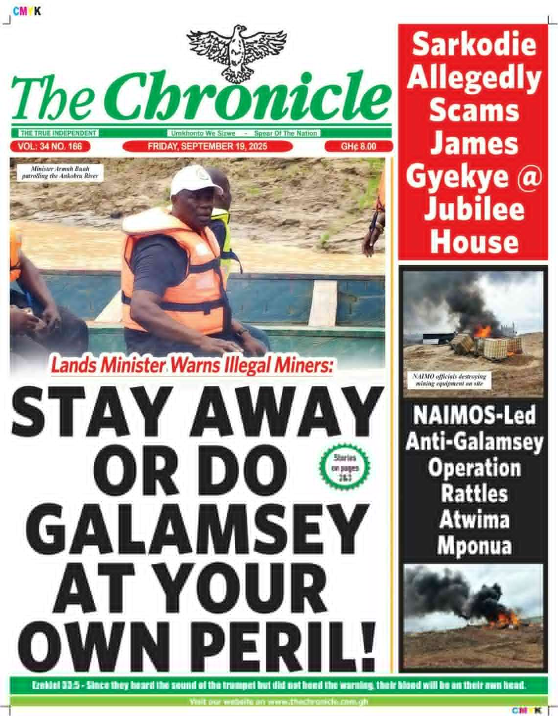 Today's Front pages: Friday, September 19, 2025