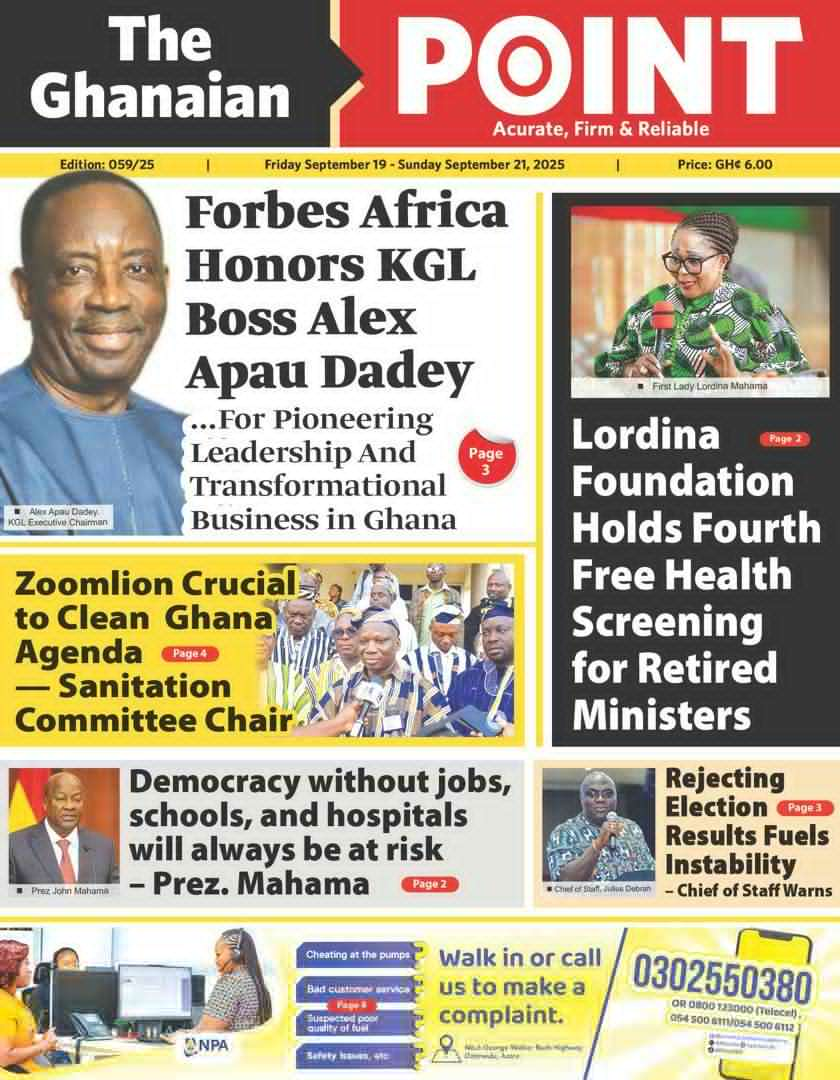 Today's Front pages: Friday, September 19, 2025