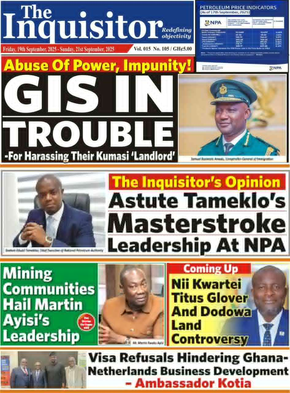 Today's Front pages: Friday, September 19, 2025