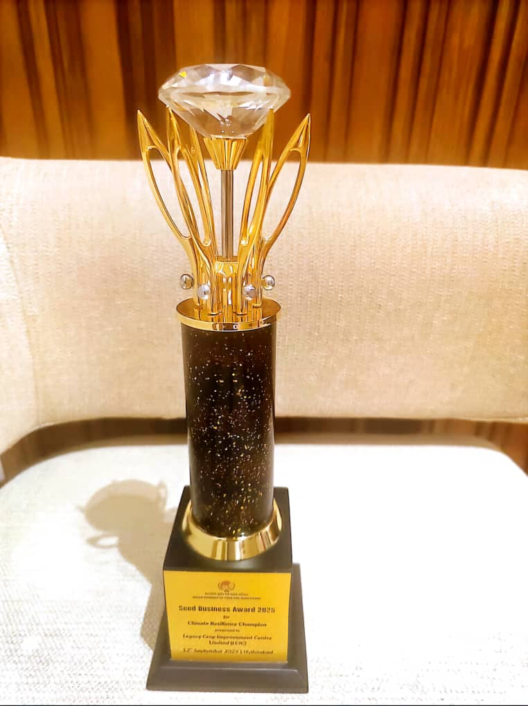 Legacy Crop Improvement Centre Ltd wins prestigious climate award in India Legacy Crop Improvement Centre Ltd wins prestigious climate award in India