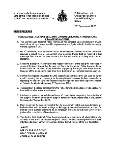 Man arrested for faking robbery and kidnapping using duck’s blood