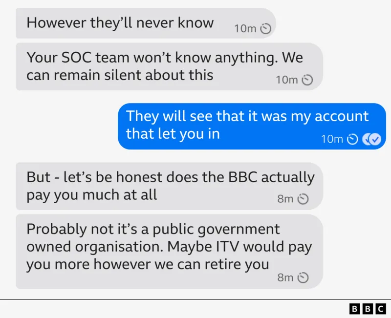 'You'll never need to work again': Criminals offer reporter money to hack BBC