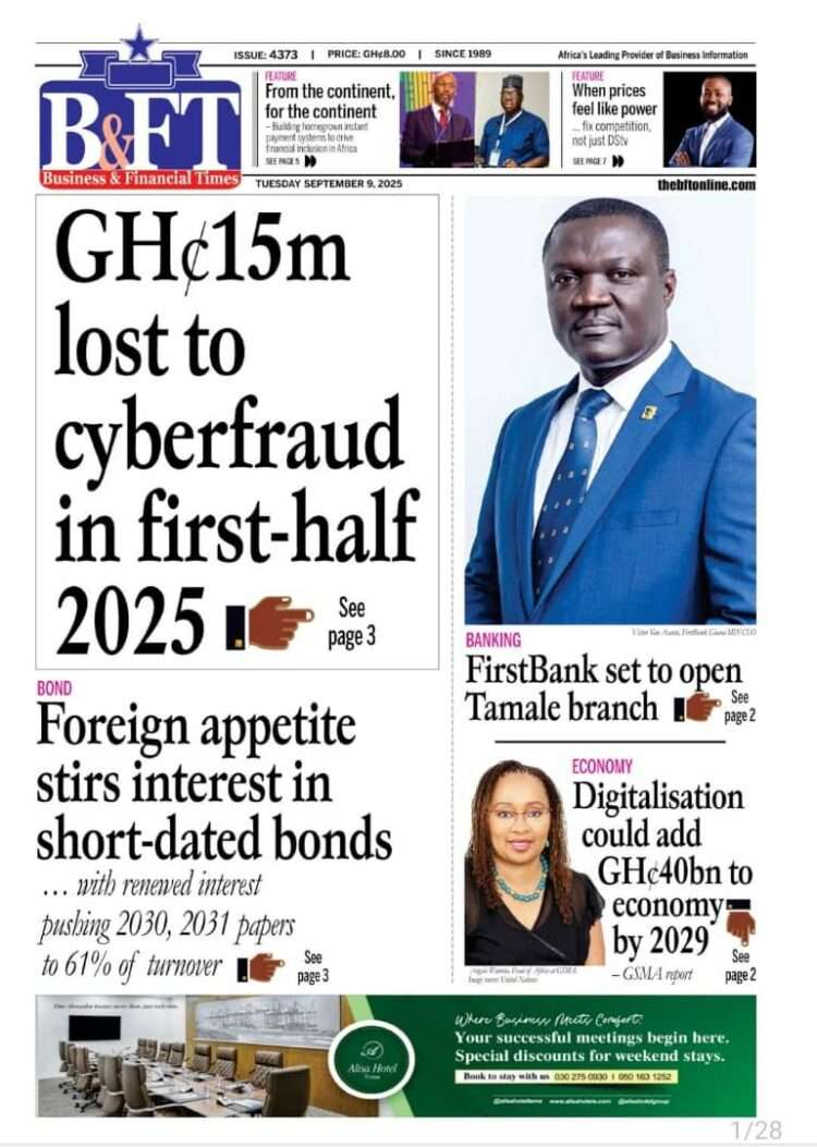 Today's Front pages: Tuesday, September 9, 2025