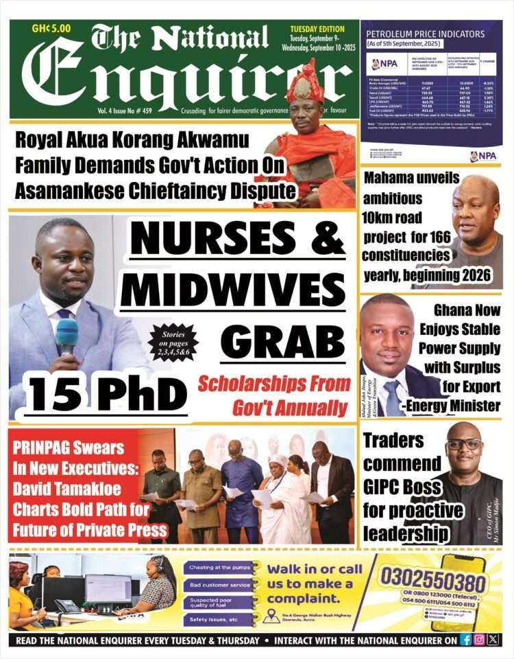 Today's Front pages: Tuesday, September 9, 2025