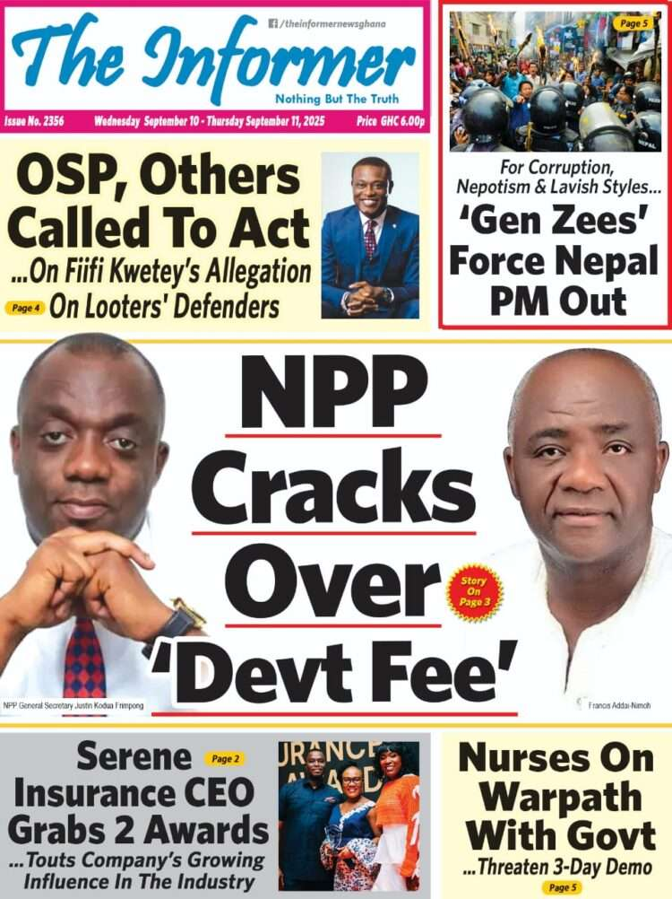 Today's front pages: Wednesday, September 10, 2025