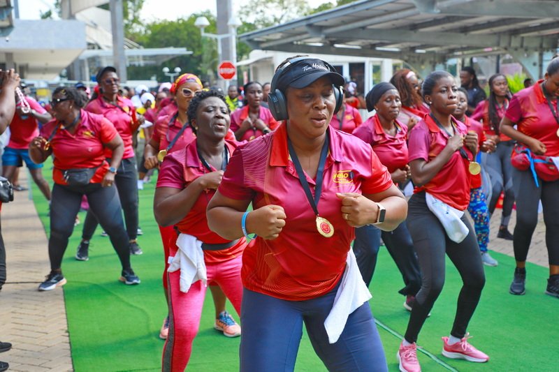 MTN Yellow ladies walk to raise awareness on breast cancer
