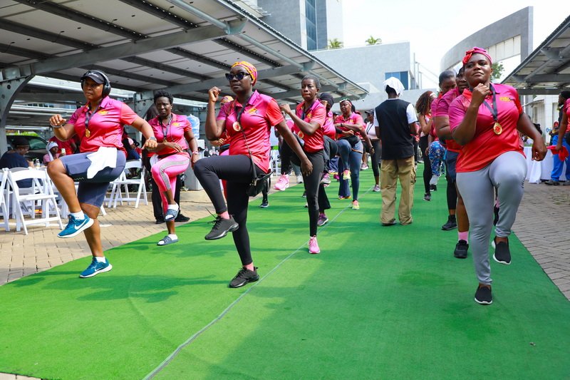 MTN Yellow ladies walk to raise awareness on breast cancer