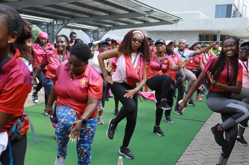 MTN Yellow ladies walk to raise awareness on breast cancer