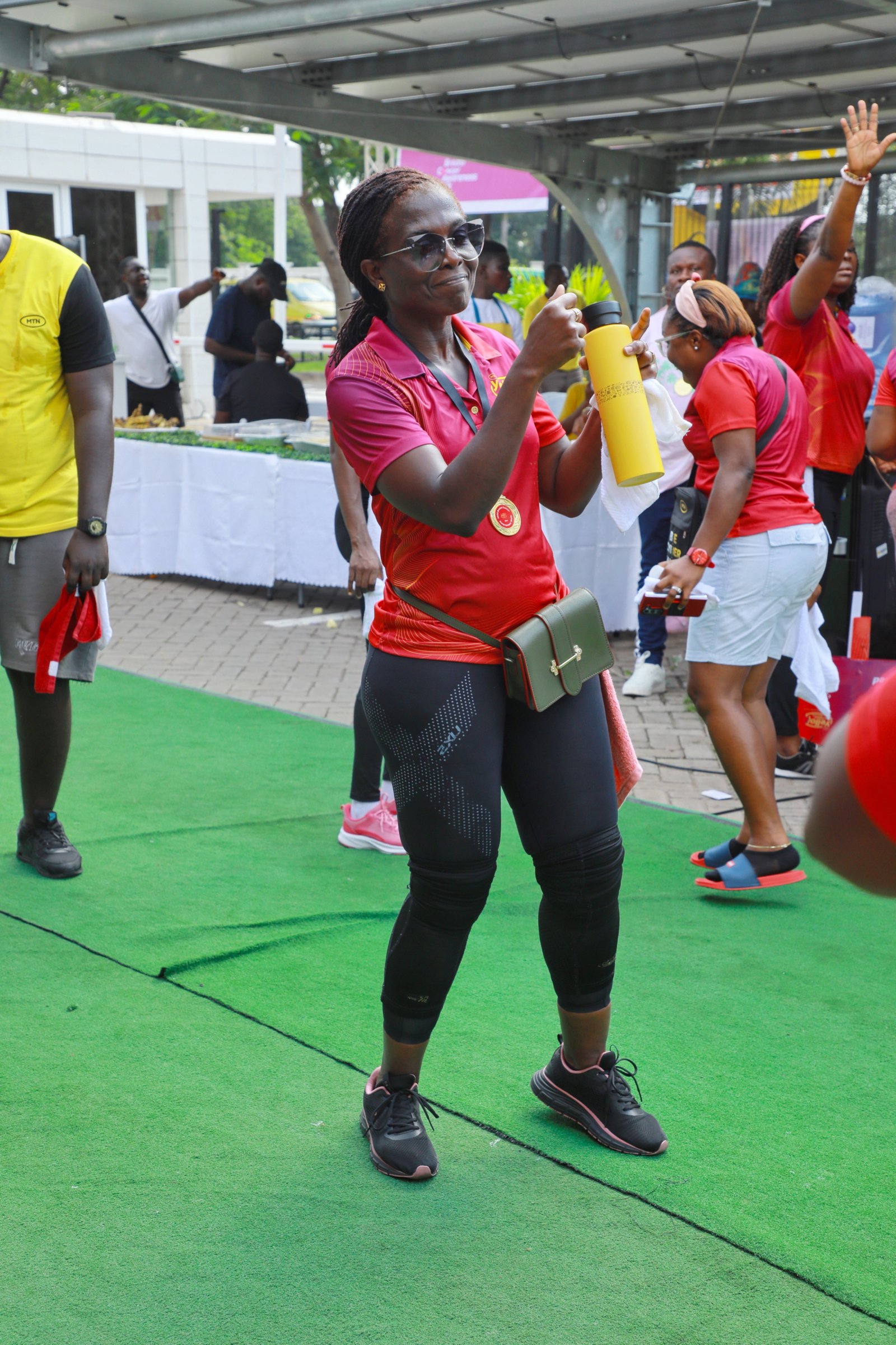 MTN Yellow ladies walk to raise awareness on breast cancer