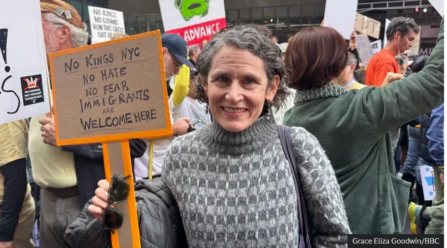 'No Kings' protests draw huge crowds as anti-Trump rallies sweep across US