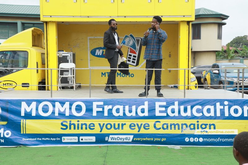 Mobilemoney Limited takes mobile money fraud education to Agbobloshie Market