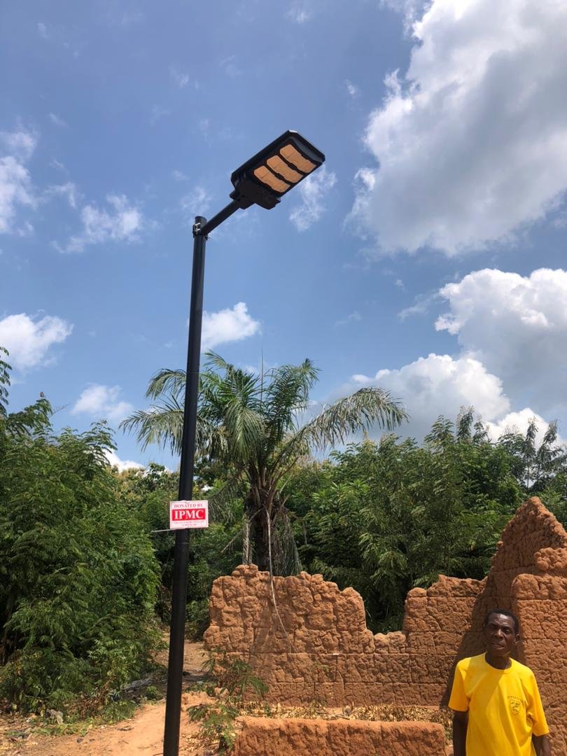 Indian community brightens up Ghanaian villages with solar street light project to celebrate Diwali Festival