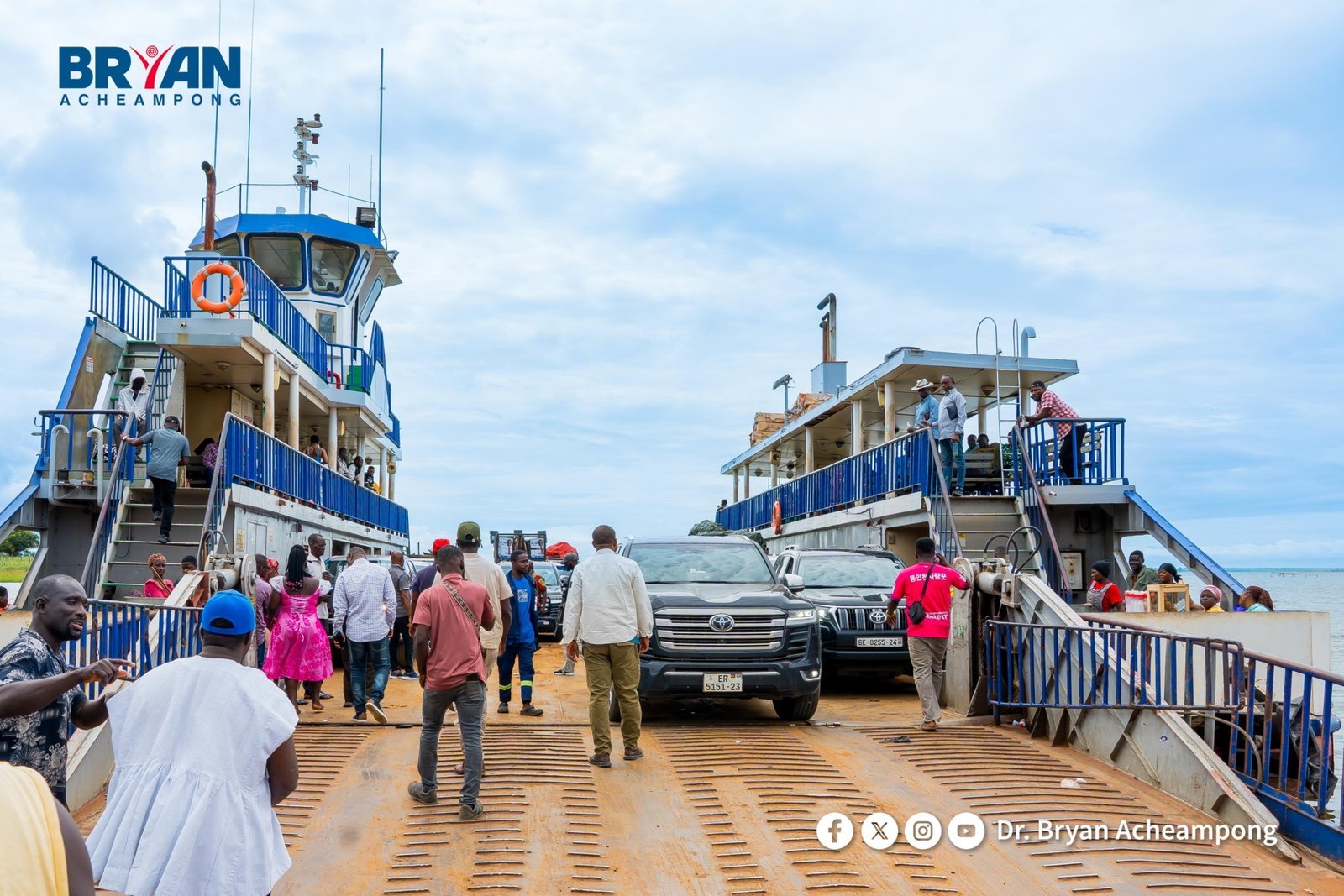 Dr Bryan Acheampong donates navigation equipment to boost safety on Volta Lake Dr Bryan Acheampong donates navigation equipment to boost safety on Volta Lake