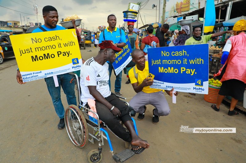 Mobilemoney Limited takes mobile money fraud education to Agbobloshie Market