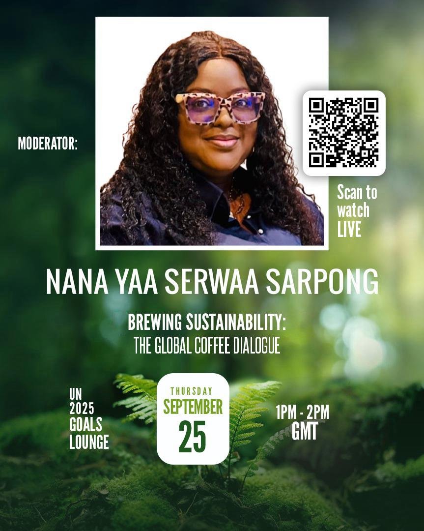 Nana Yaa Serwaa Sarpong shines at 80th UN General Assembly; moderates key panels on SDGs, media leadership, and sustainability