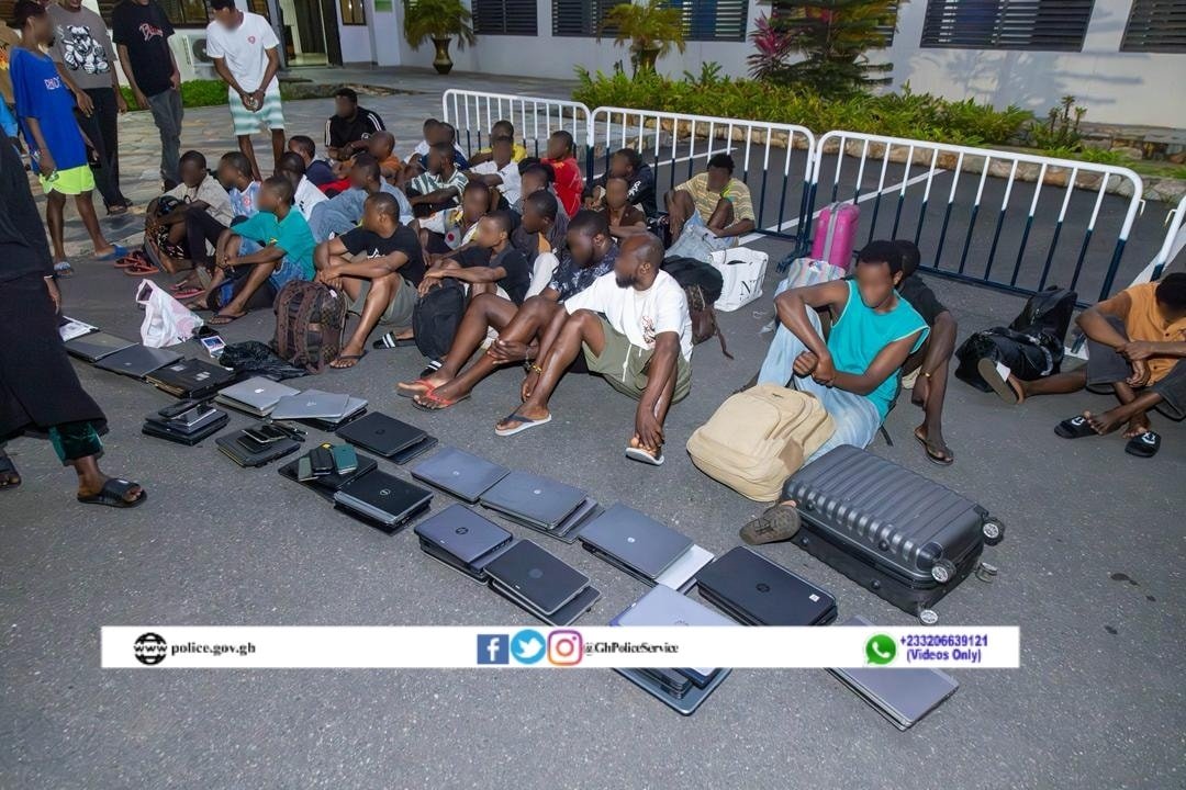 CID dismantles human trafficking and cybercrime syndicate, rescues 57 Nigerians in Accra