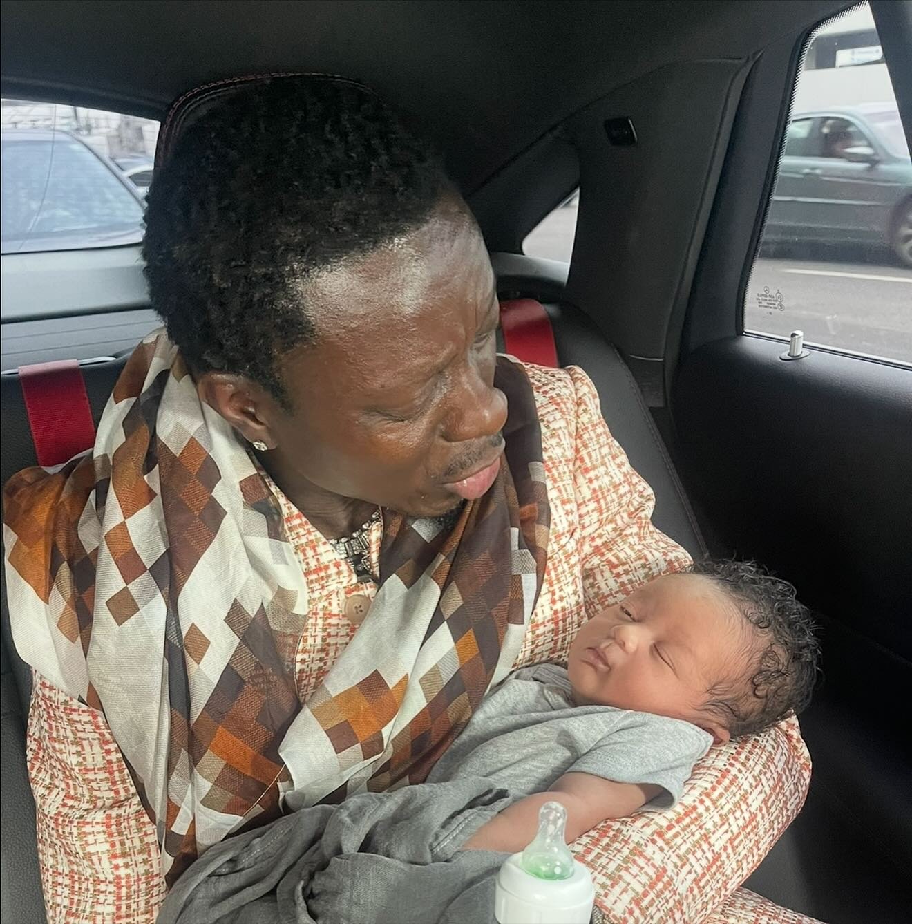Michael Blackson says sorry, Rada says goodbye: Comedian’s fifth child revelation ends engagement