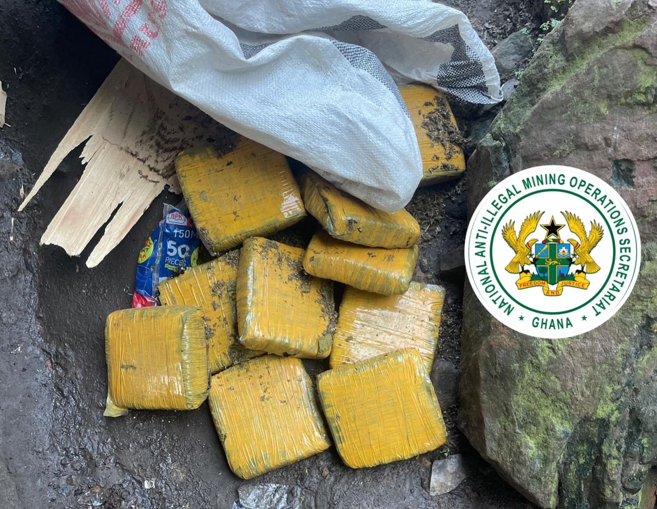 NAIMOS raids notorious ‘Gangway’ hideout at Aboso; arrests illegal Miners
