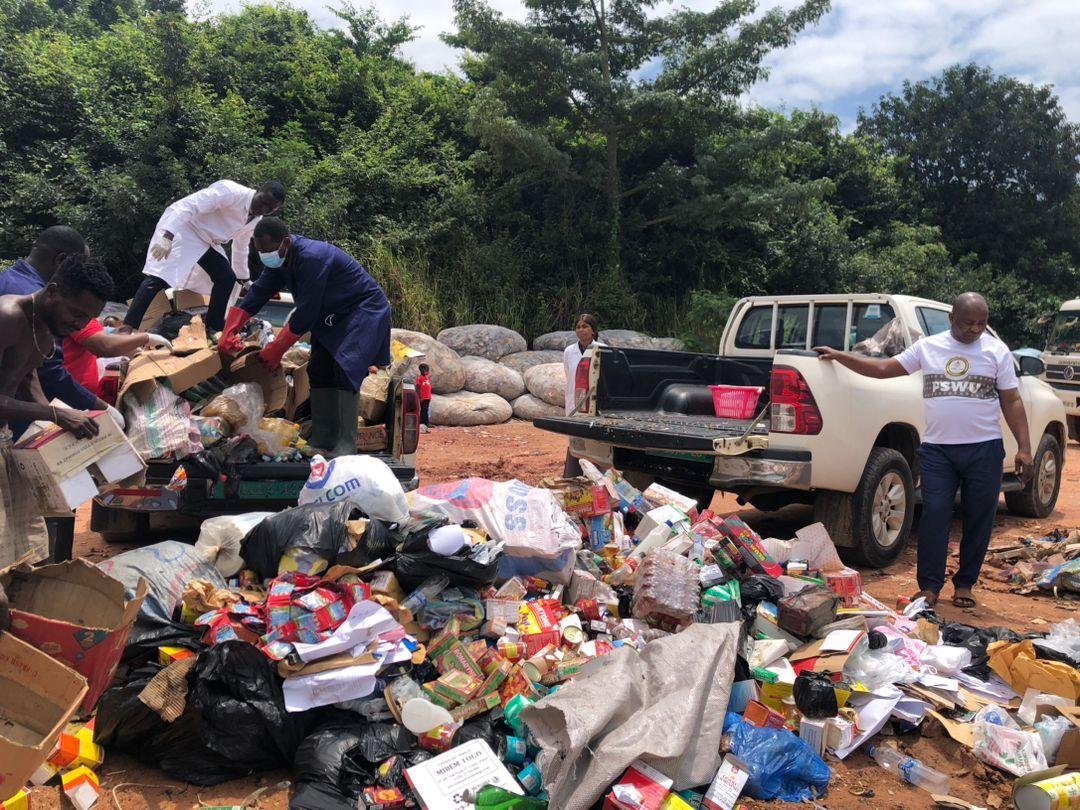 FDA disposes off unwholesome products in Central Region