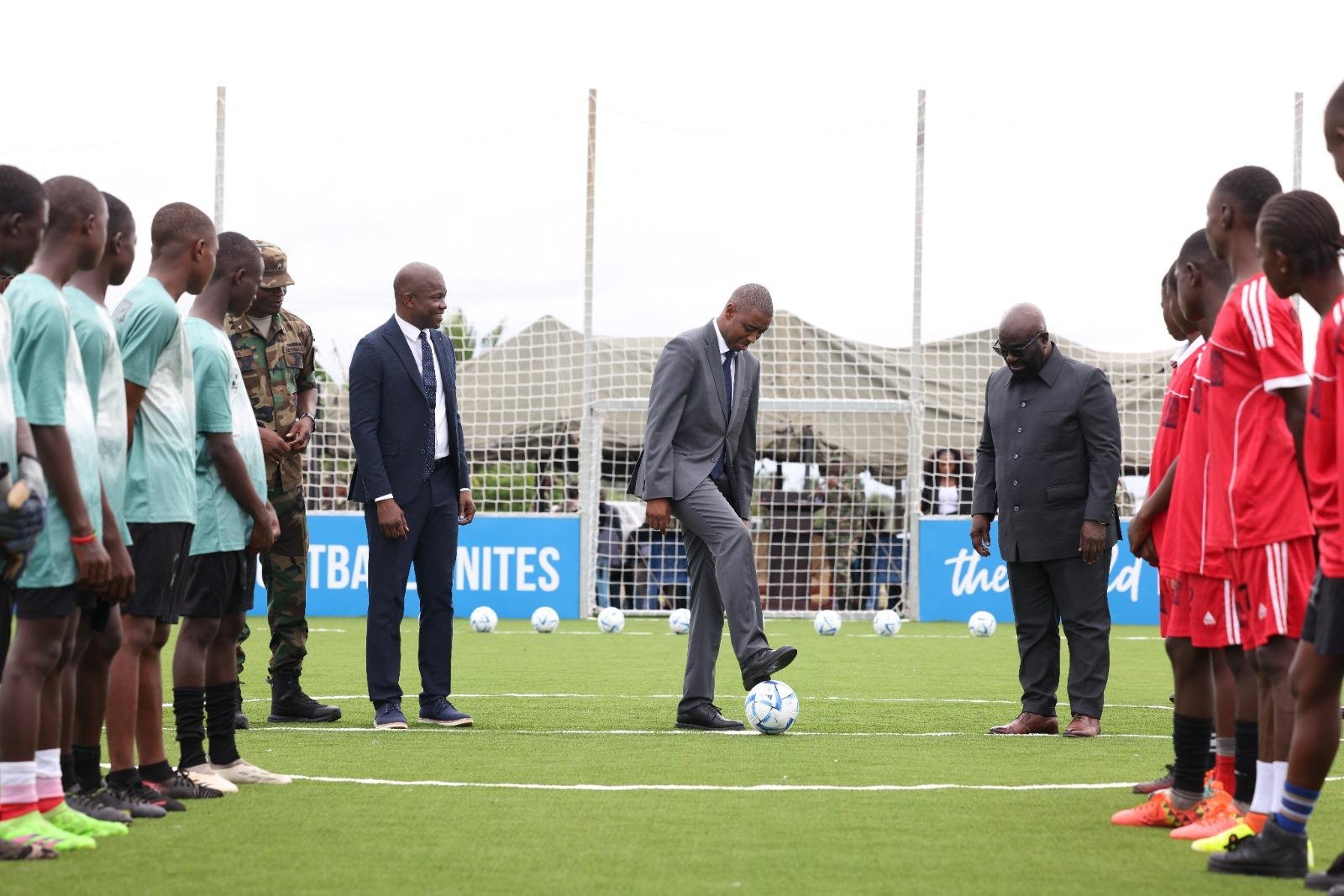 FIFA inaugurate mini-pitches and state-of-the-art artificial turf project in Liberia