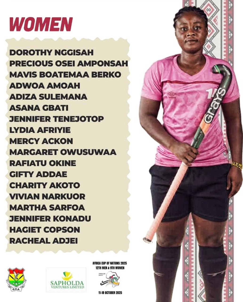 2025 Hockey AFCON: Qualifying for the World Cup will be a success – Black Sticks Team Manager