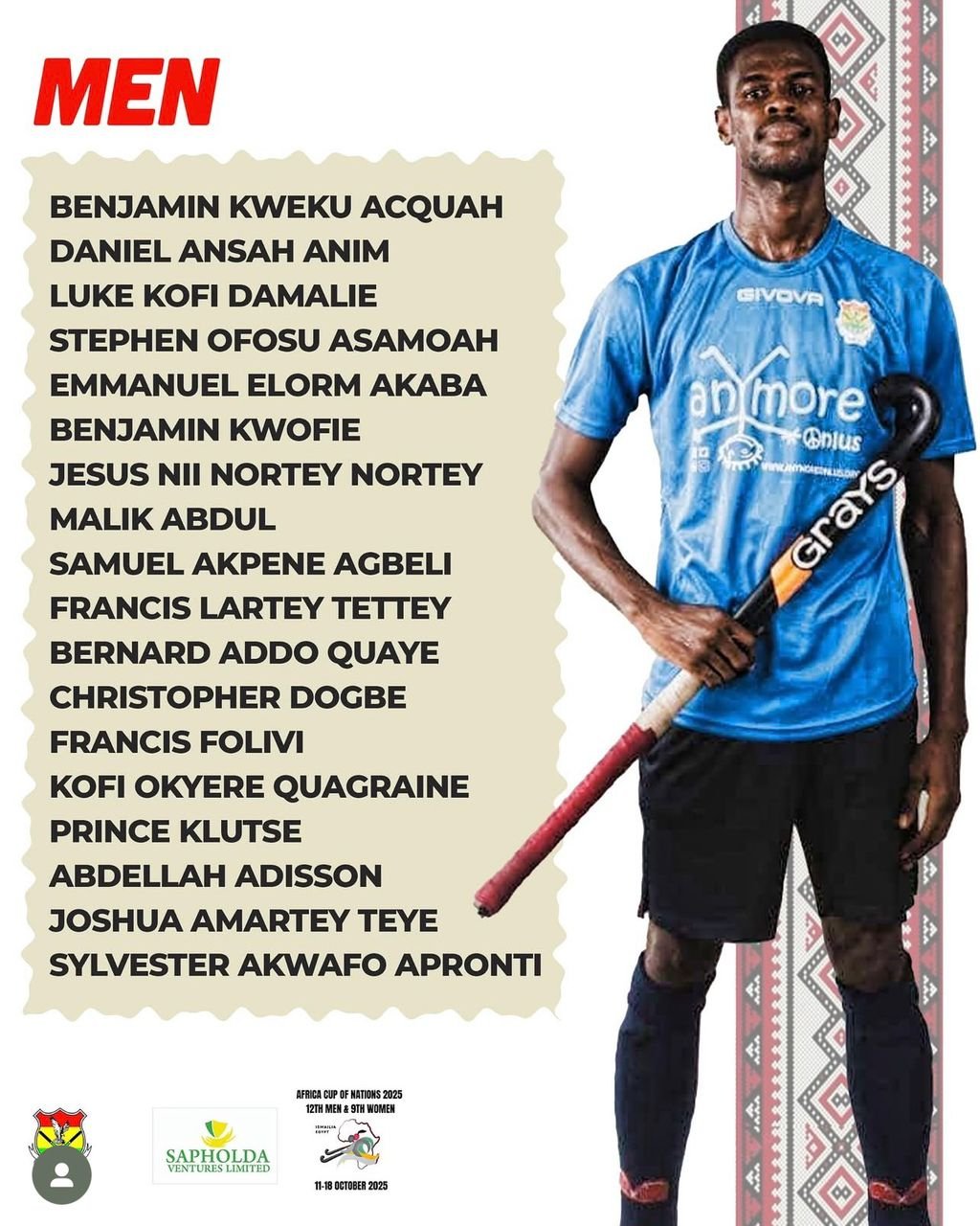 2025 Hockey AFCON: Qualifying for the World Cup will be a success – Black Sticks Team Manager