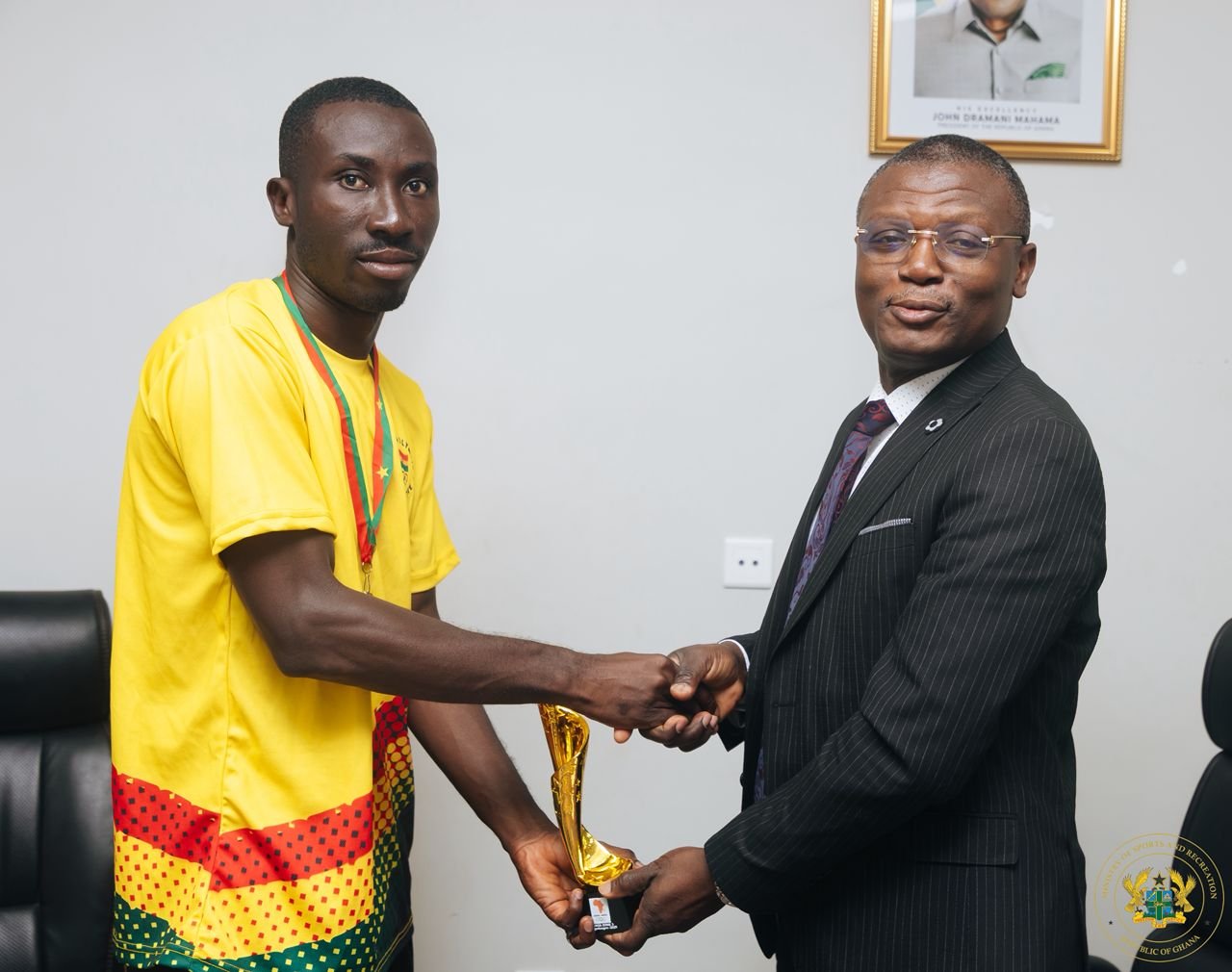 Sports Minister applauds Team Ghana for sterling performance at ANOCA Zone III Games