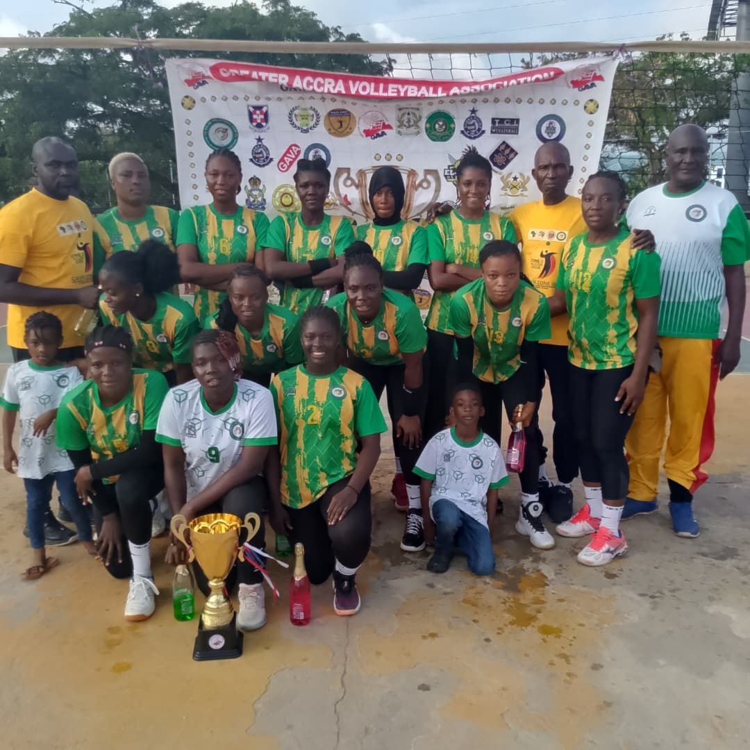 Kalibi Volleyball Ladies beat Ghana National Fire Service to win 2025 GAVA League