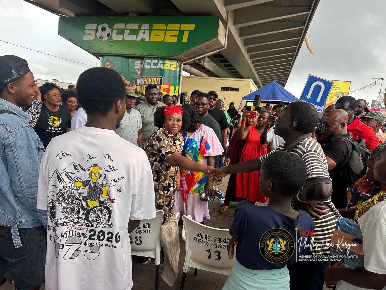 Awutu Senya East MP engages Kasoa market women, pledges development projects