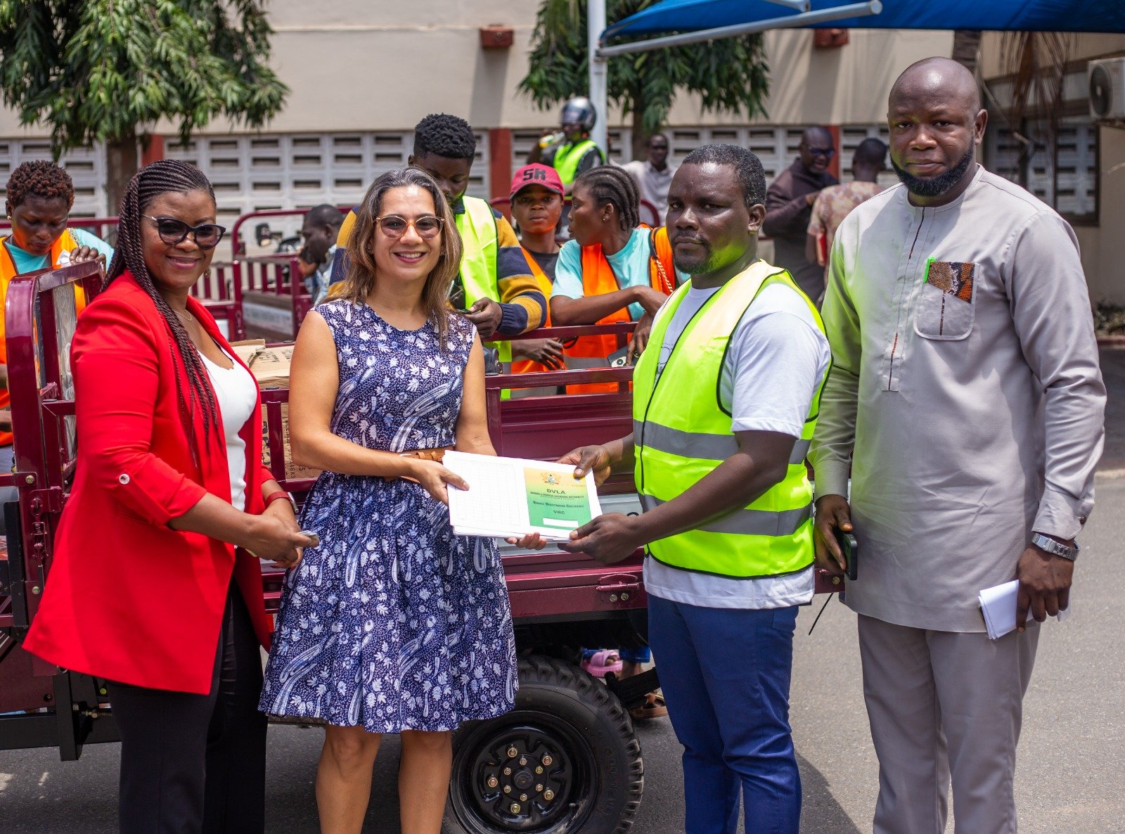 Nestlé Ghana donates tricycles, other items to Kpone Landfill Waste Pickers Association