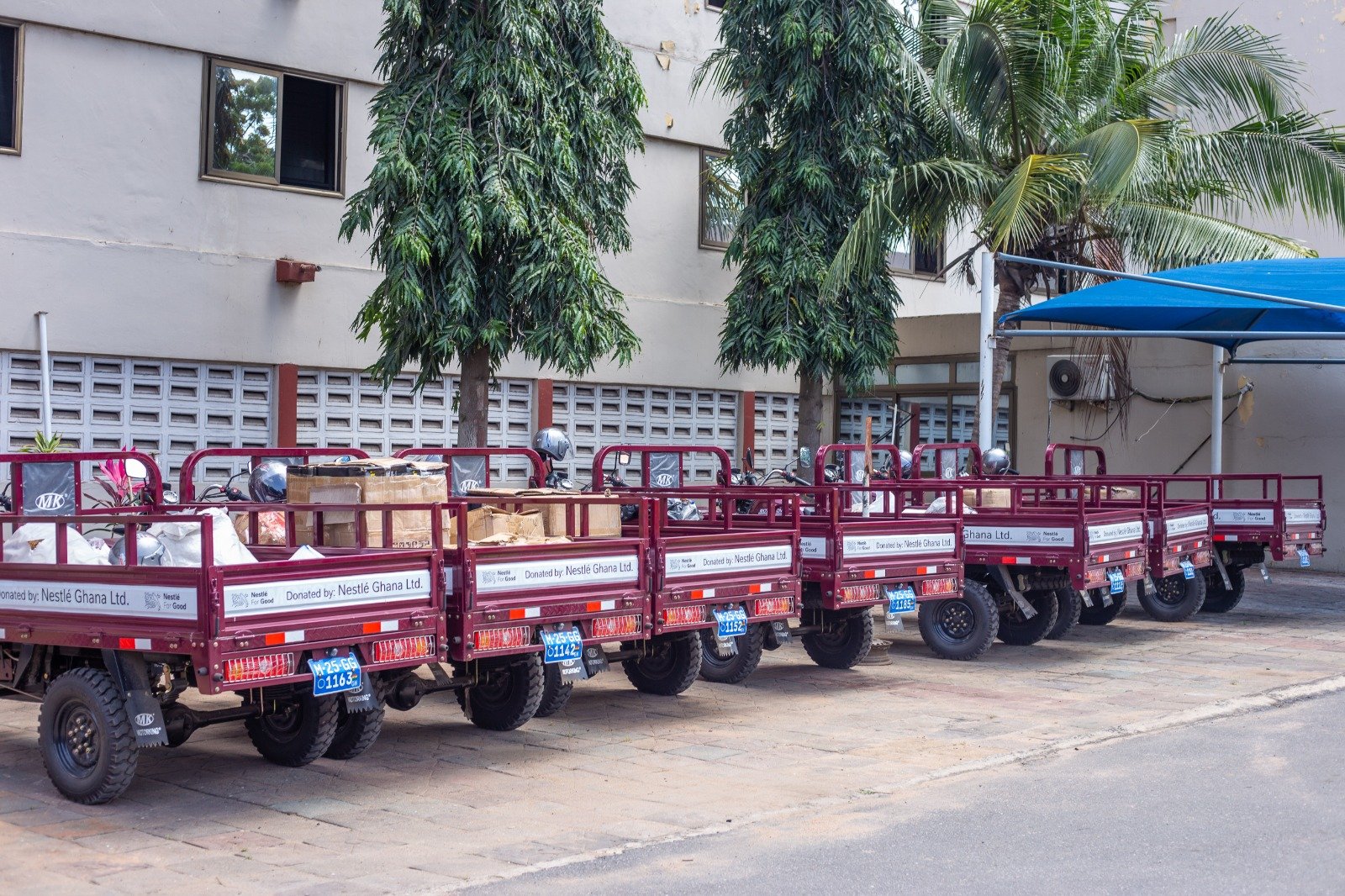 Nestlé Ghana donates tricycles, other items to Kpone Landfill Waste Pickers Association