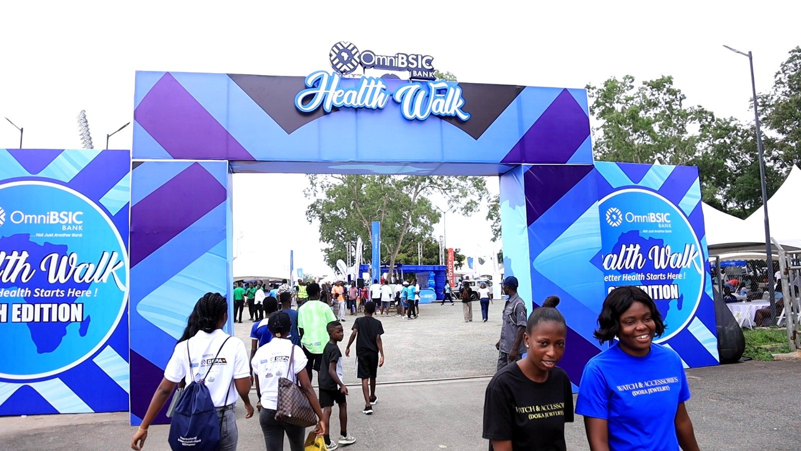 OmniBSIC Bank holds 9th edition health walk to promote fitness and growth