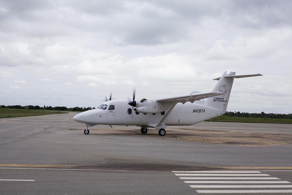 Century Sky Courier demonstration marks new era of domestic air travel in Ghana