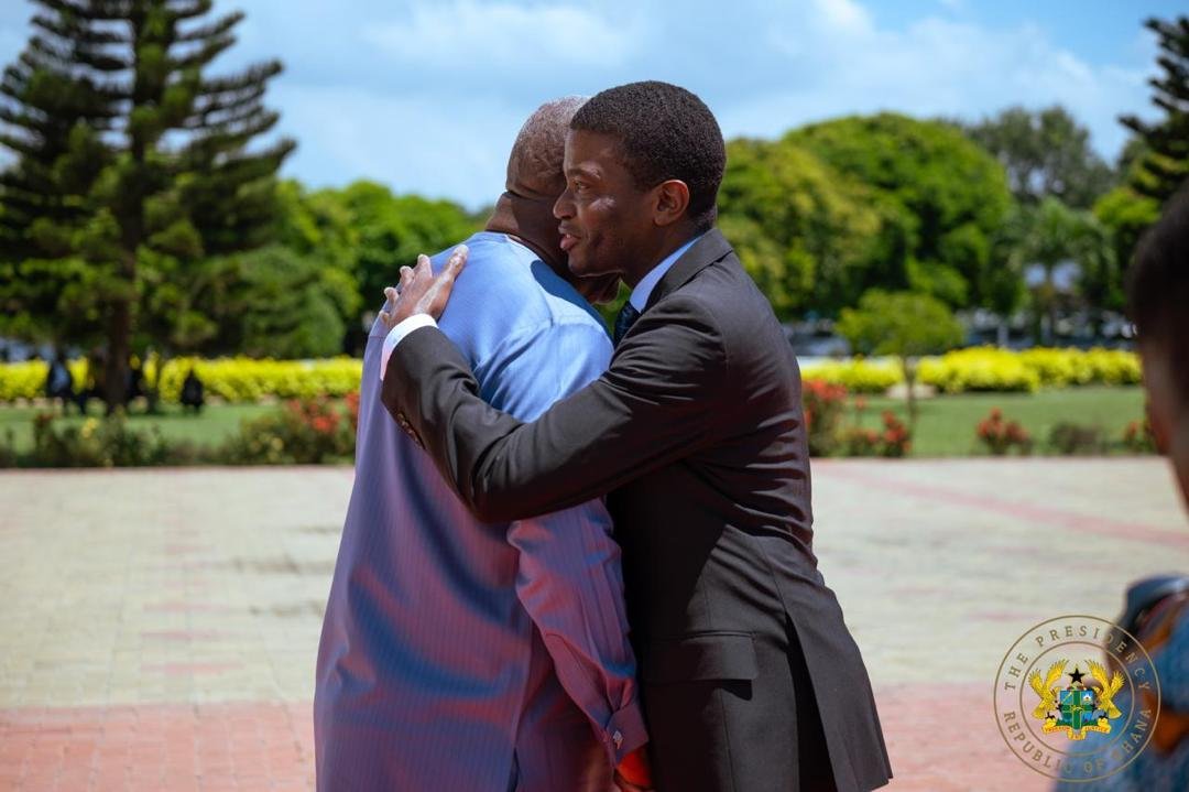 Photos: President Mahama holds bilateral talks with Grenada’s Prime Minister Thomas Mitchell