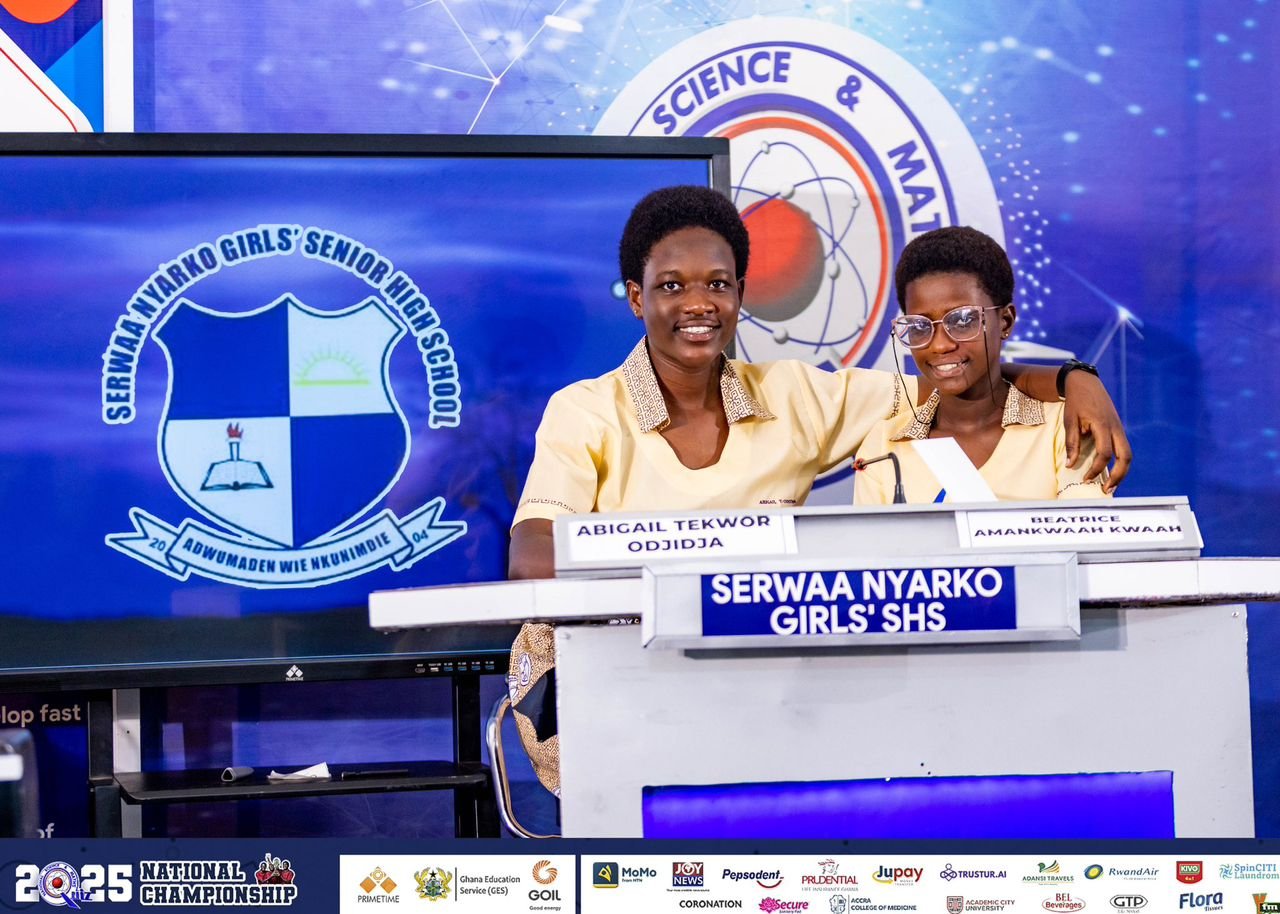 NSMQ 2025: Serwaa Nyarko Girls’ SHS edges past Northern School of Business in tiebreaker to reach 1/8th stage NSMQ 2025: Serwaa Nyarko Girls’ SHS edges past Northern School of Business in tiebreaker to reach 1/8th stage