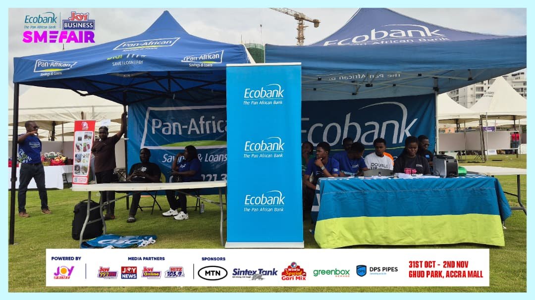 Over 160 exhibitors pitch camp in massive Ecobank-JoyBusiness SME Fair 2025
